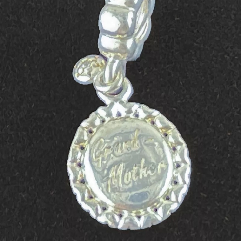 Silver Grandmother pandora charm